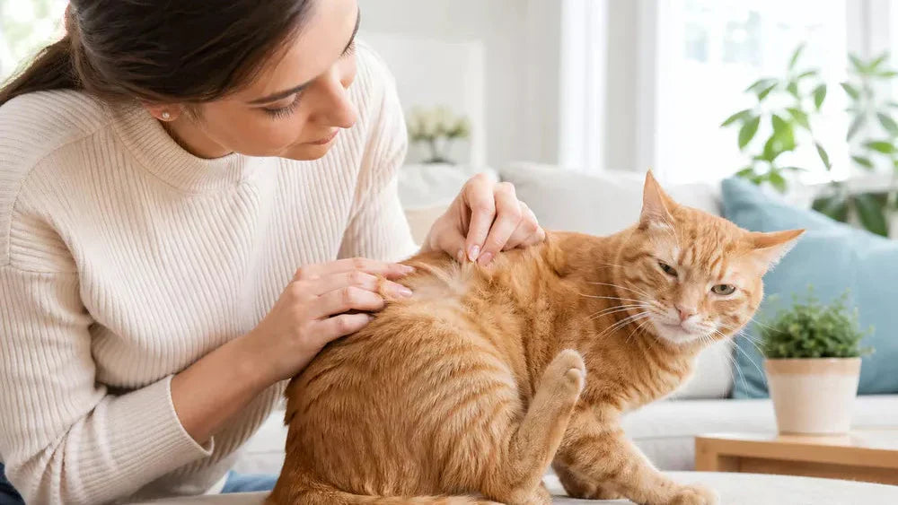 Flöhe bei Katzen erkennen: 5 Anzeichen und ein einfacher Test für zu Hause