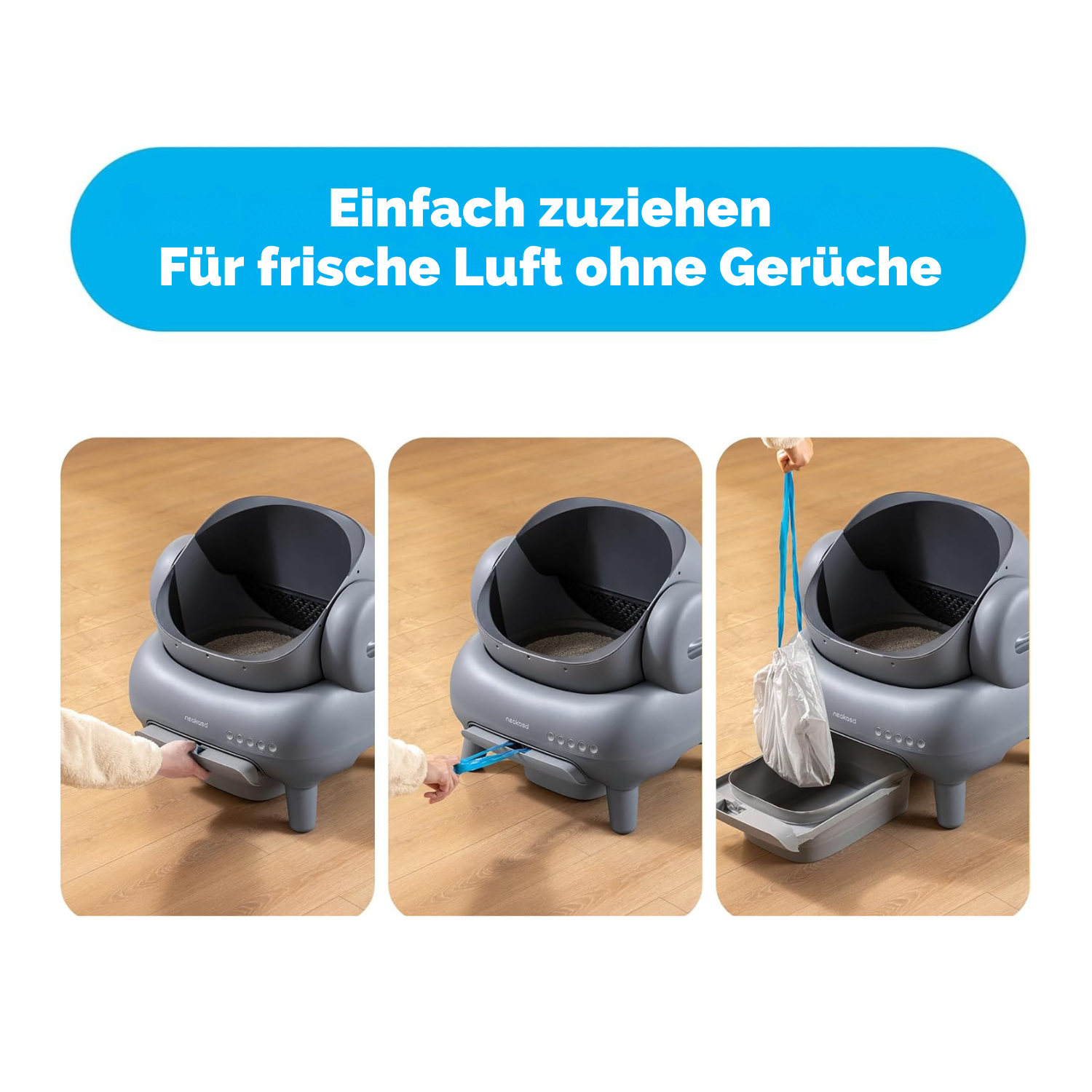 Neakasa M1 Plus Selbstreinigende Katzentoilette Essential-Set