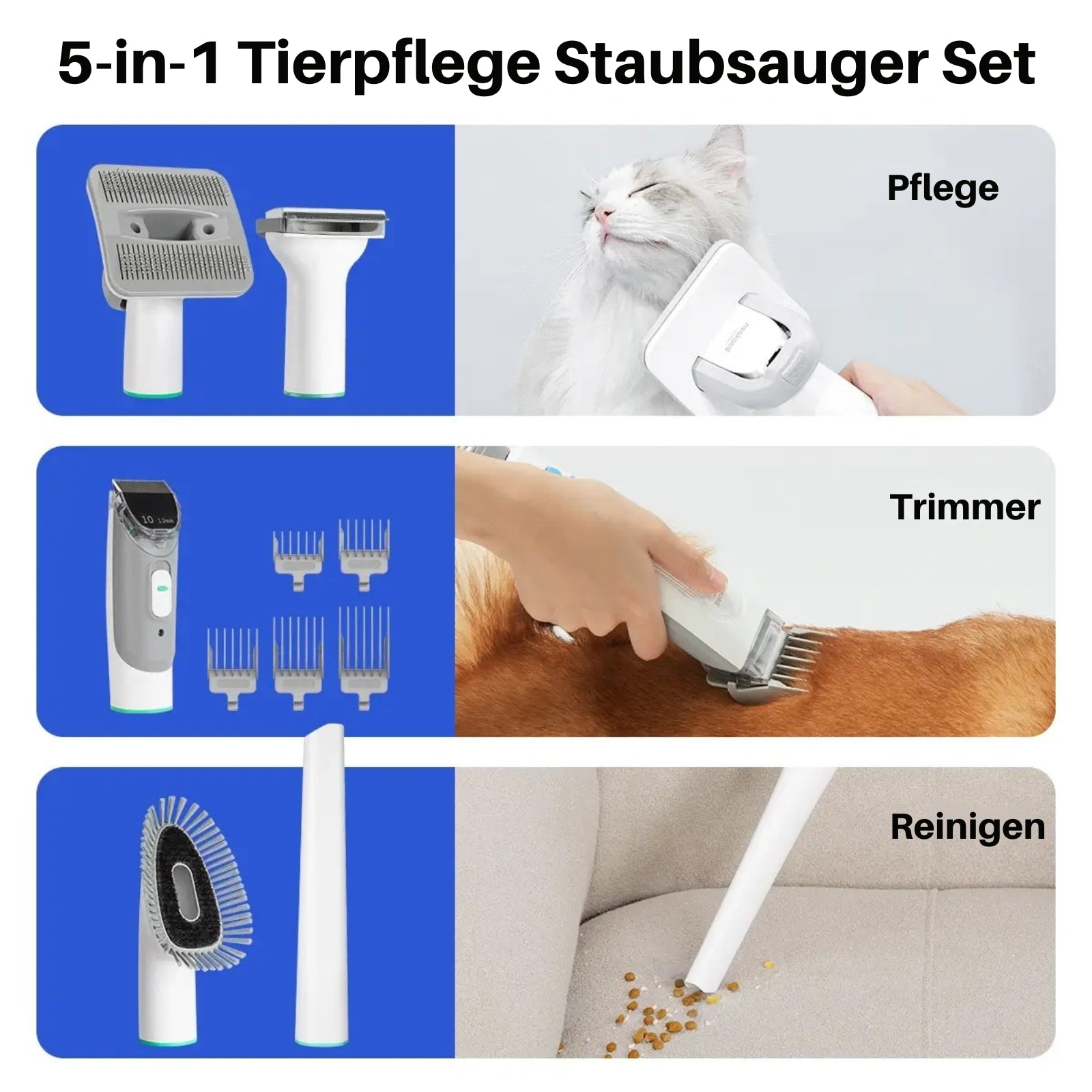 Neakasa P1 Pro Hundeschermaschine mit Staubsauger