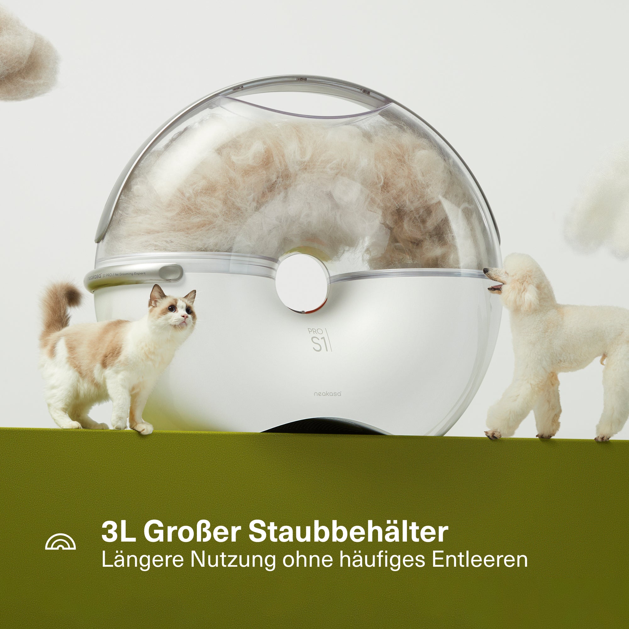 Neakasa S1 Pro 7-in-1 Haustierpflege-Set mit Staubsauger für Hunde & Katzen