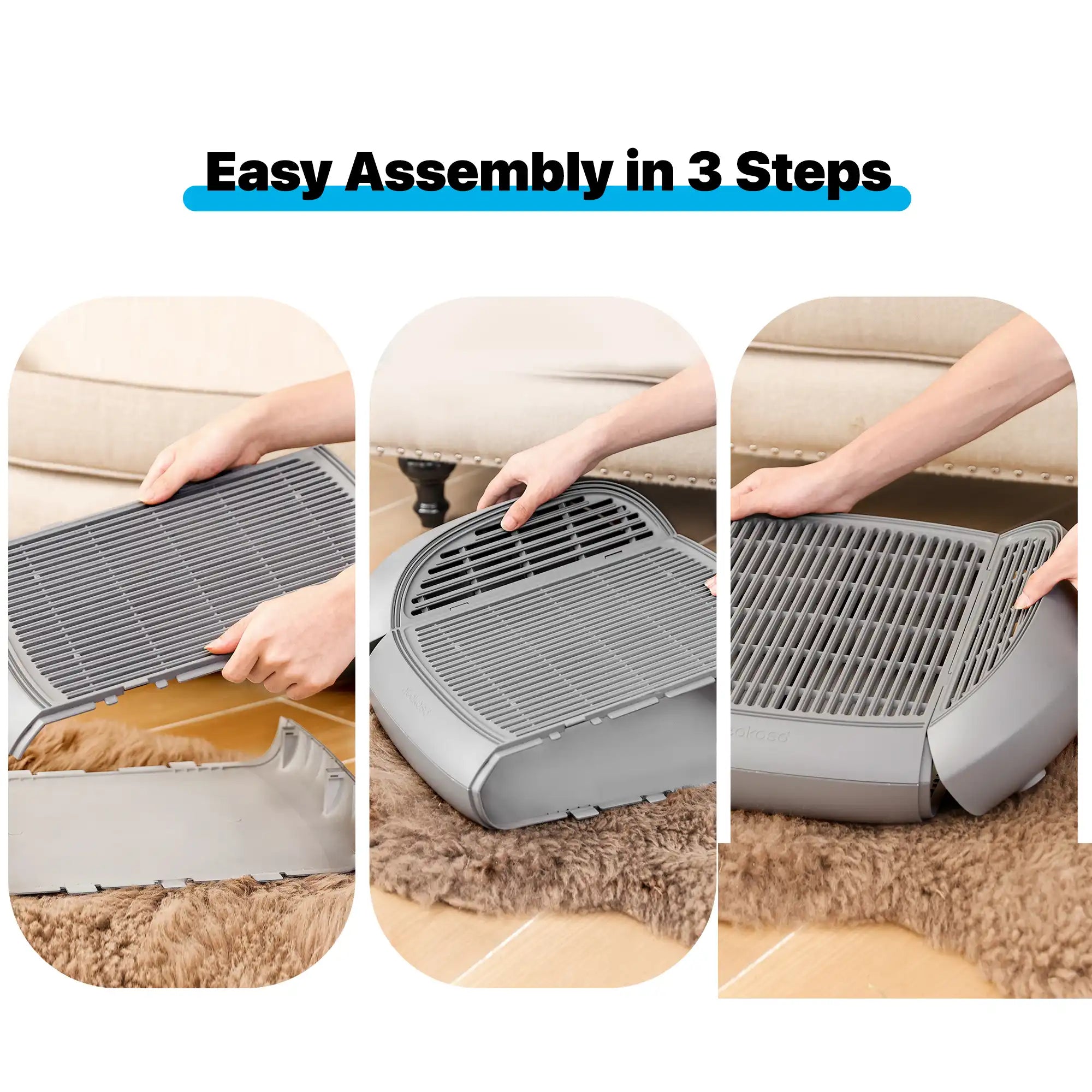 easy to assembly, m1-step-grey