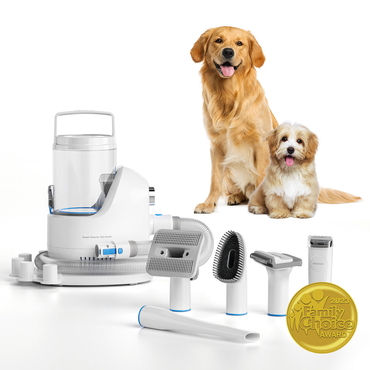 Neakasa P2 Pro 5-in-1 Haustierpflege mit Staubsauger für Hunde & Katzen