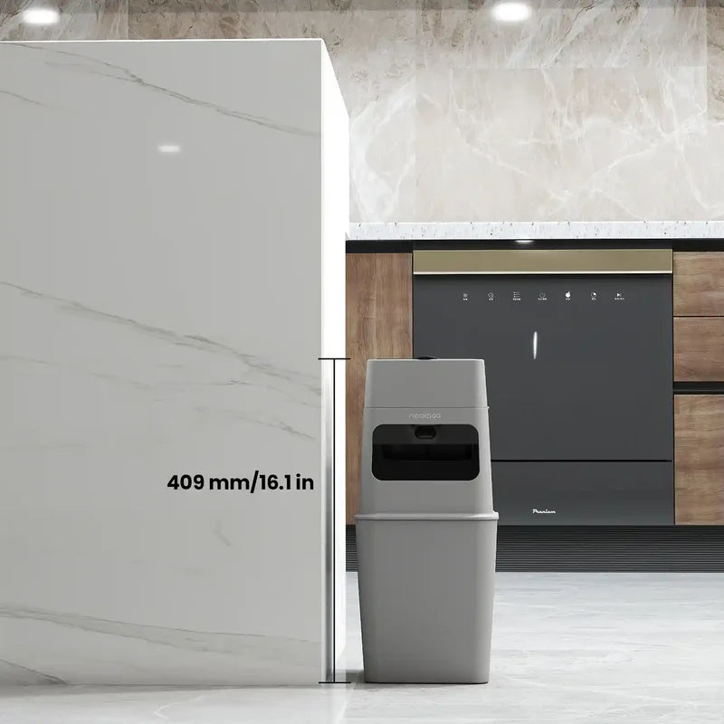 XXL Jahresvorrat-Set: PooGuard Mülleimer + 112 Premium-Müllbeutel (Für 365 Tage)