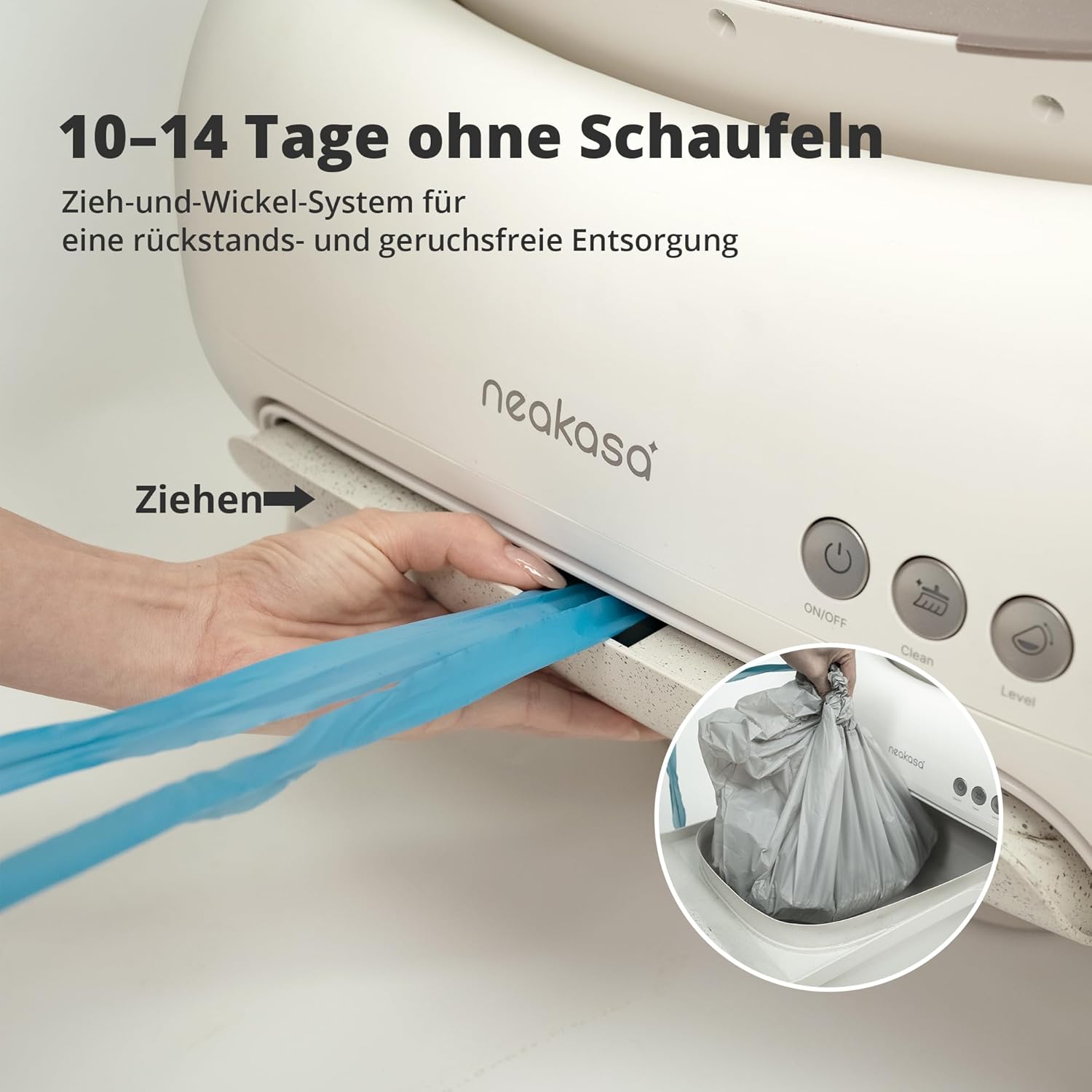 Neakasa M1 Lite Plus Automatische Katzentoilette – Verbesserte Version