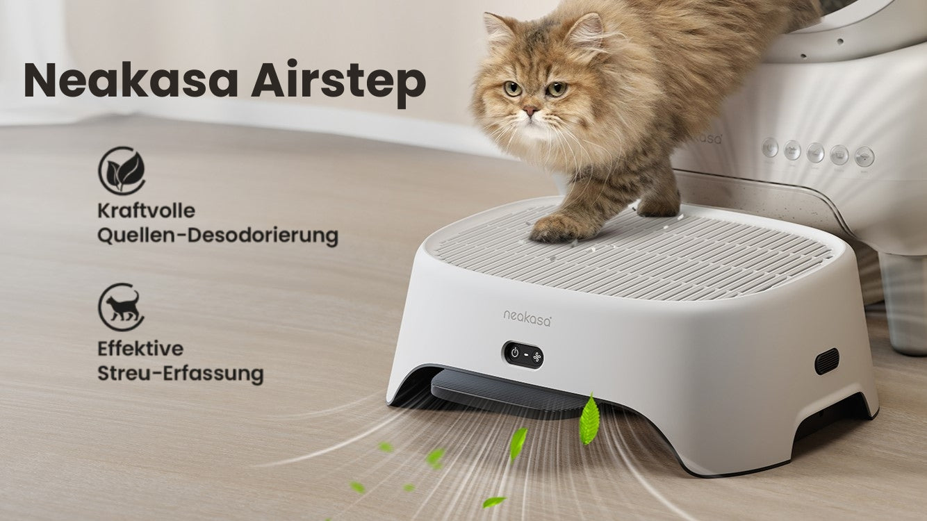 Neakasa AirStep – Katzenklo-Treppe mit Geruchsfilter für ein sauberes Zuhause