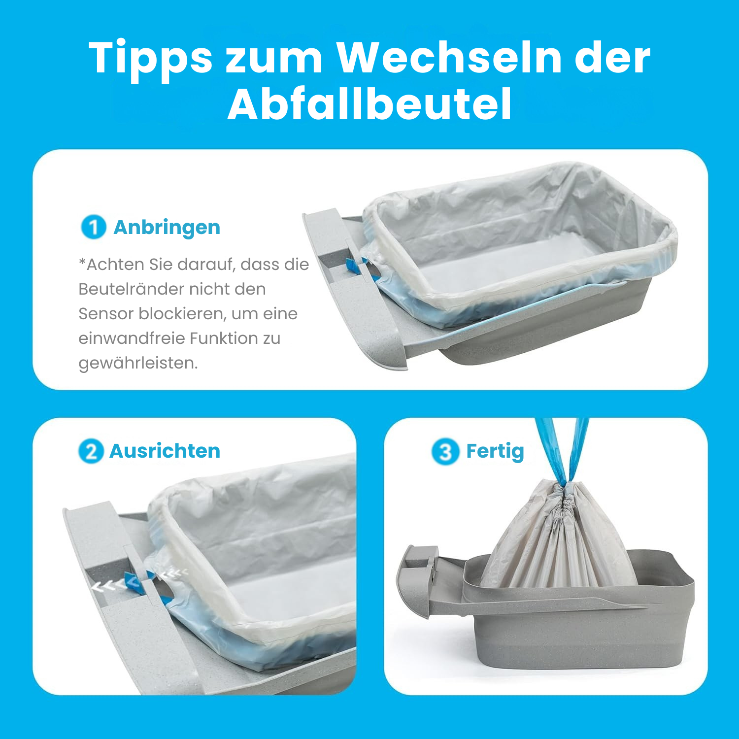 Neakasa Müllbeutel für M1 Plus / M1 Lite Katzentoilette