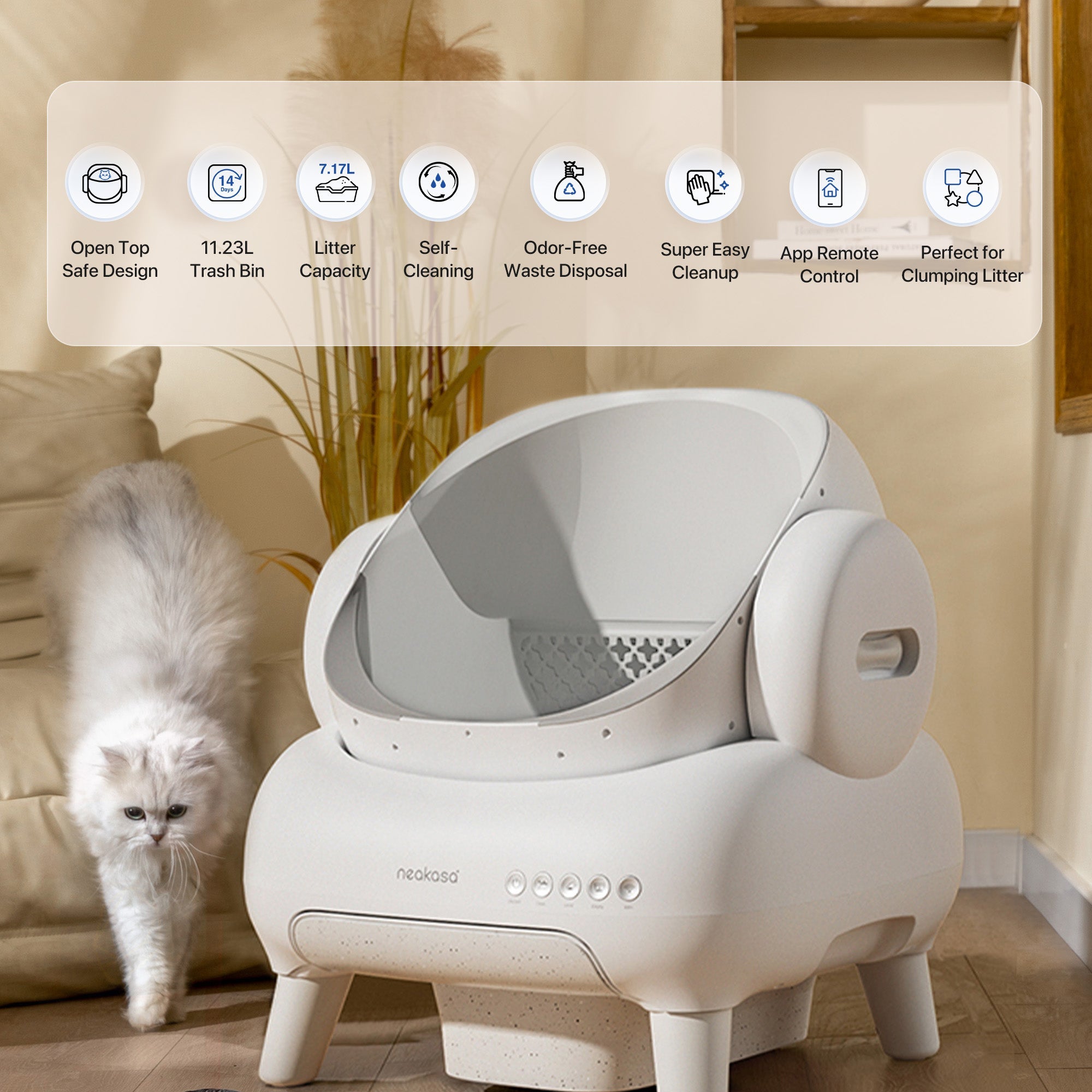 Neakasa M1 Lite Automatische Katzentoilette