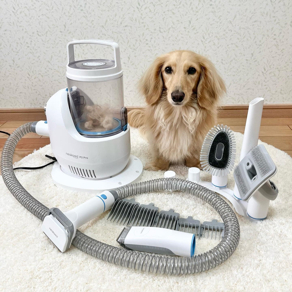 Neakasa P2 Pro 5-in-1 Haustierpflege mit Staubsauger für Hunde & Katzen