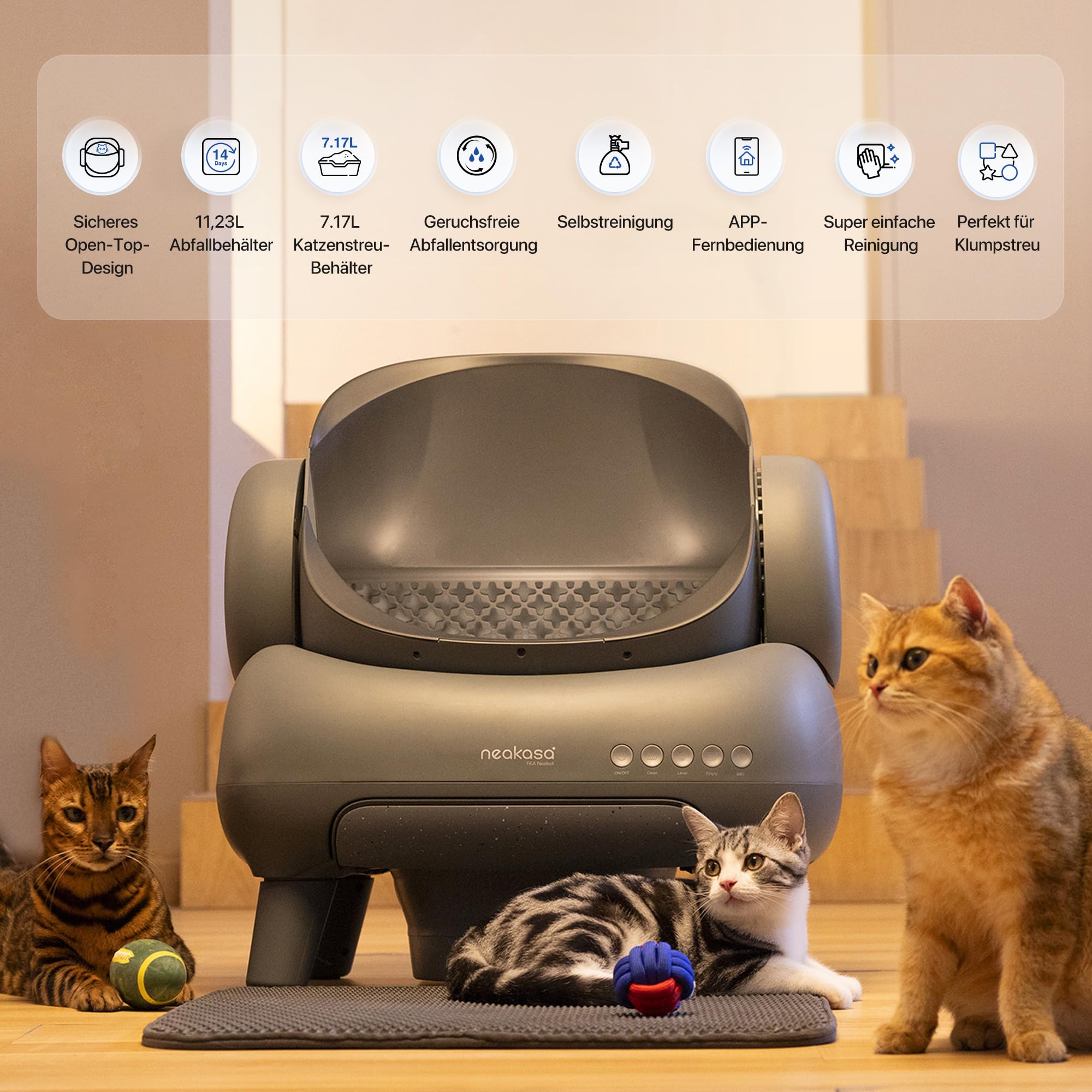 Neakasa M1 Automatische Katzentoilette