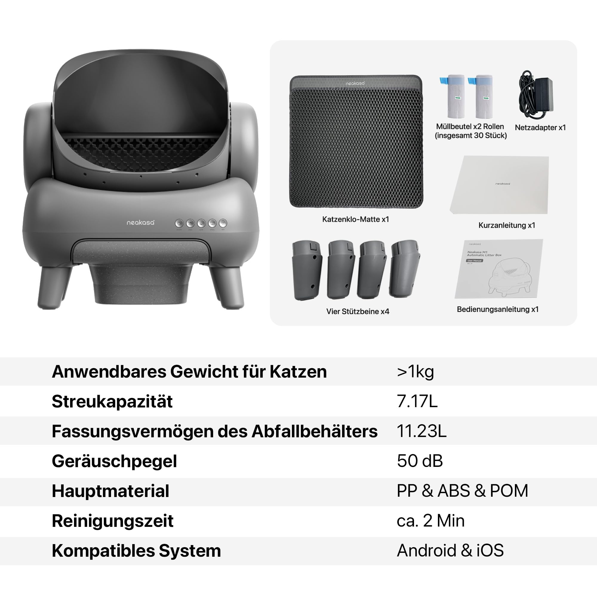 Neakasa M1 Automatische Katzentoilette