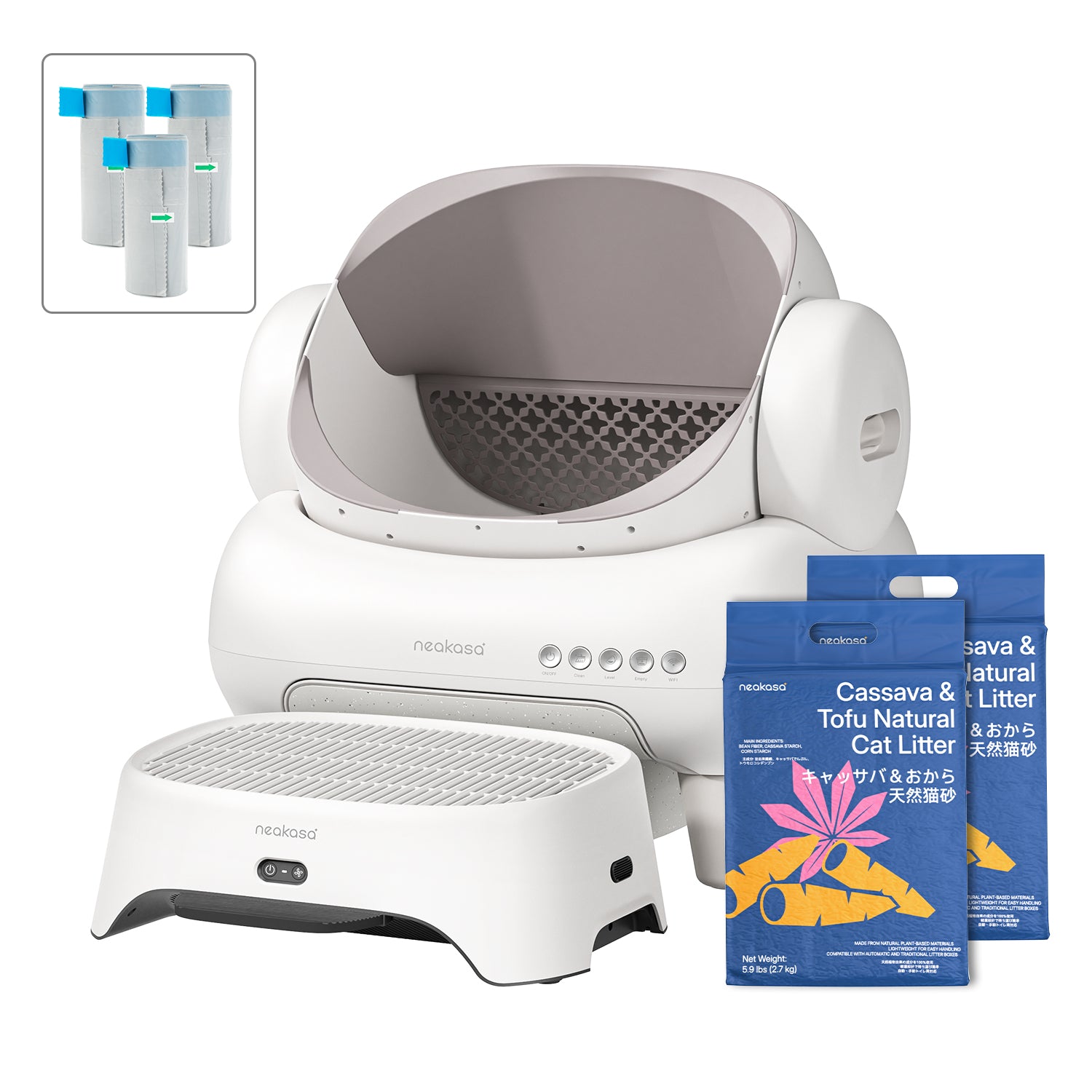 Neakasa M1 Plus Lite – Automatische Katzentoilette im Komplettset