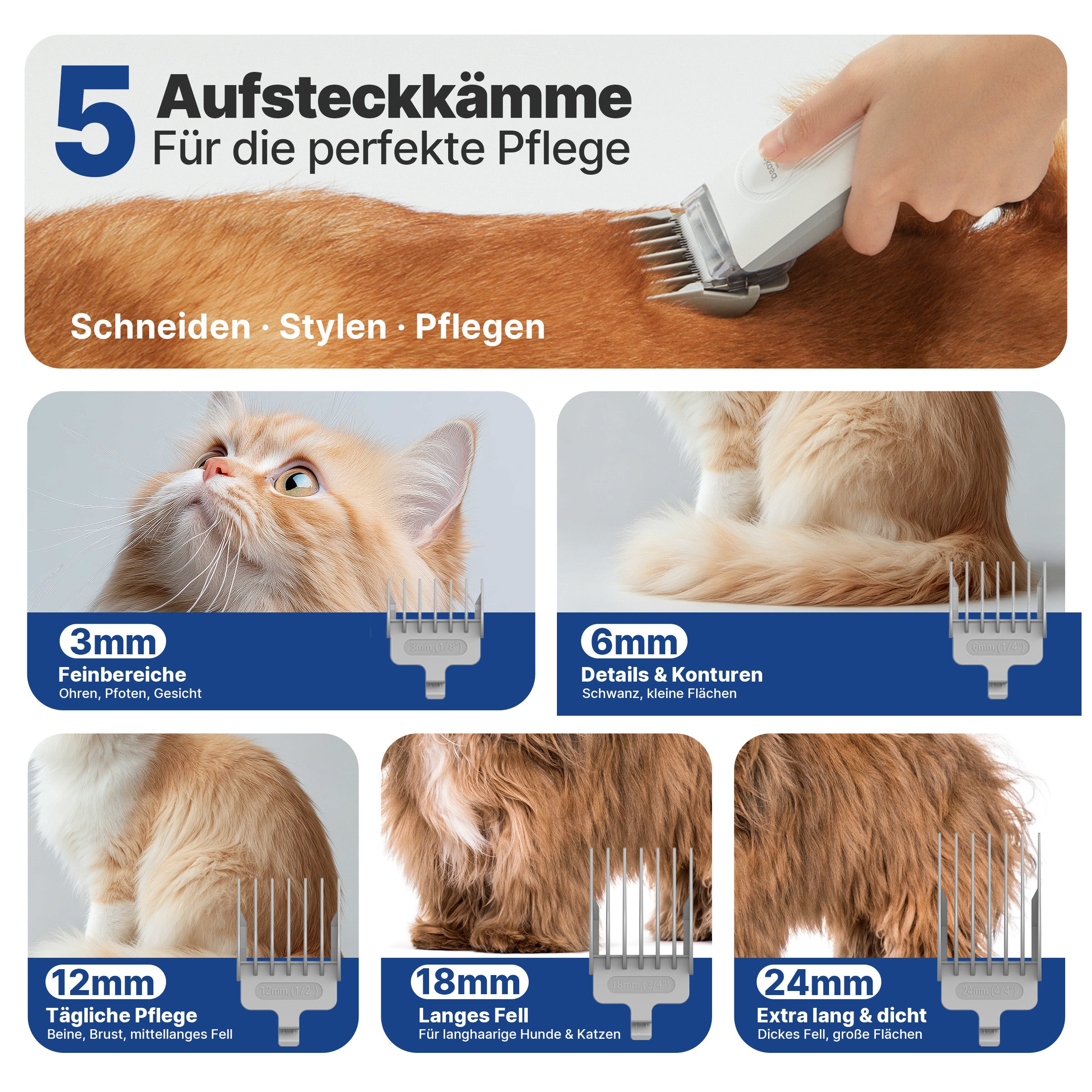 Neakasa P1 Pro 5-in-1 Haustierpflege-Set mit Staubsauger