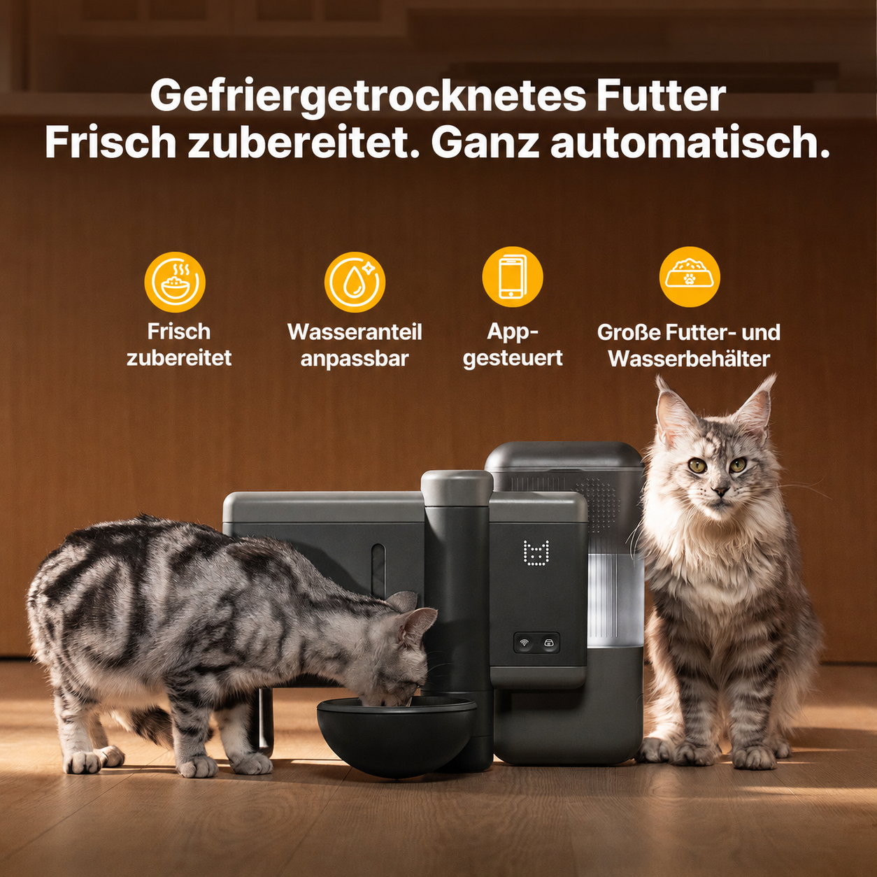 Neakasa Riko Automatischer Futterautomat für frisch zubereitete Katzenmahlzeiten