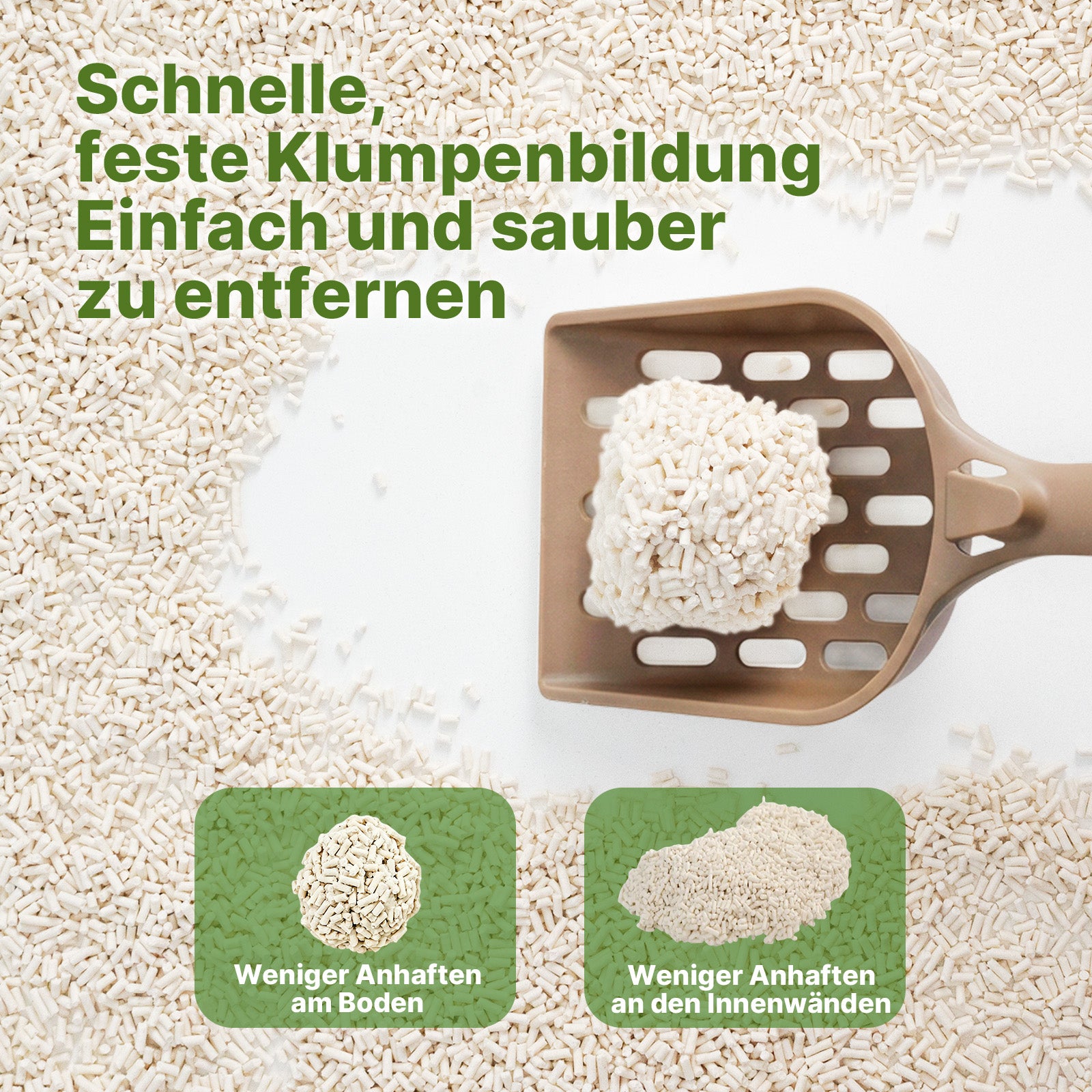 Neakasa Pflanzliche Klumpstreu aus Tofu und Maniok – 2 × 2,7 kg